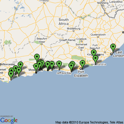 Garden Route Map