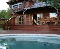 Cabin 16 view from Pool - Kings Gift at Phantom River View