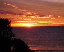 Sunrise from your balcony.