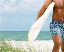 Surfing.