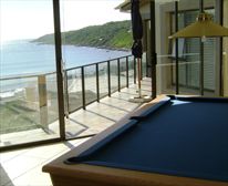 Pool table.