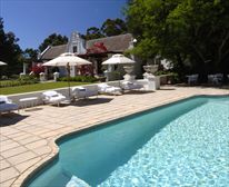 Pool area. - Laird's Lodge Country Estate