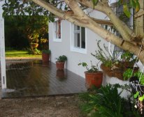 Lounge with ceck - On Good Land Country Guest House
