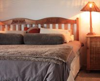 Upstairs bedroom - king - On Good Land Country Guest House