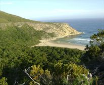 Other side of the view from the trail lookout point - Nature's Valley Rest Camp