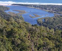 A view over the river toward the sea - Nature's Valley Rest Camp