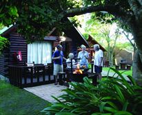 Each cabin has its own braai area - Tsitsikamma Lodge